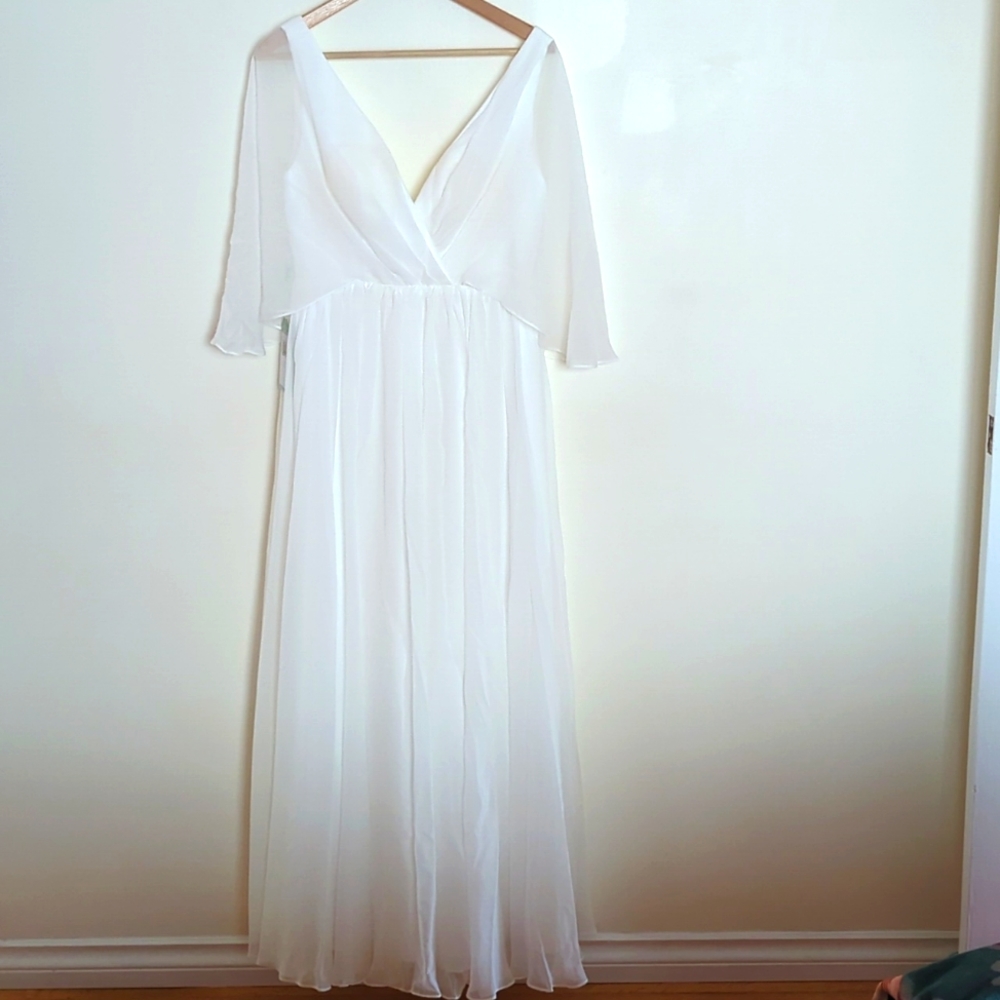 Renz Bridal Chiffon Wedding Dress